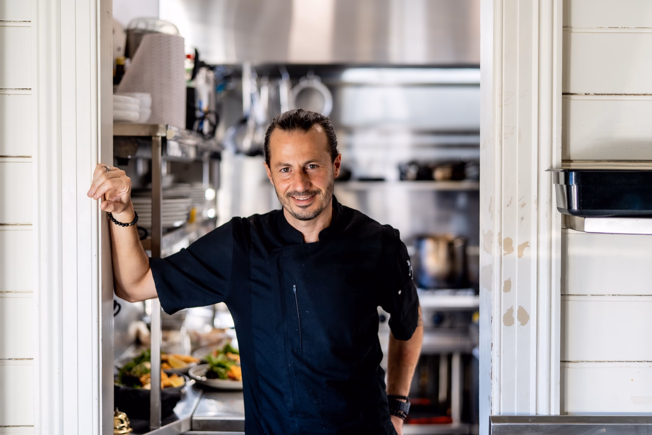 Chef Julien Audibert-Lebon from L'Heritage in Sydney's Chowder Bay.