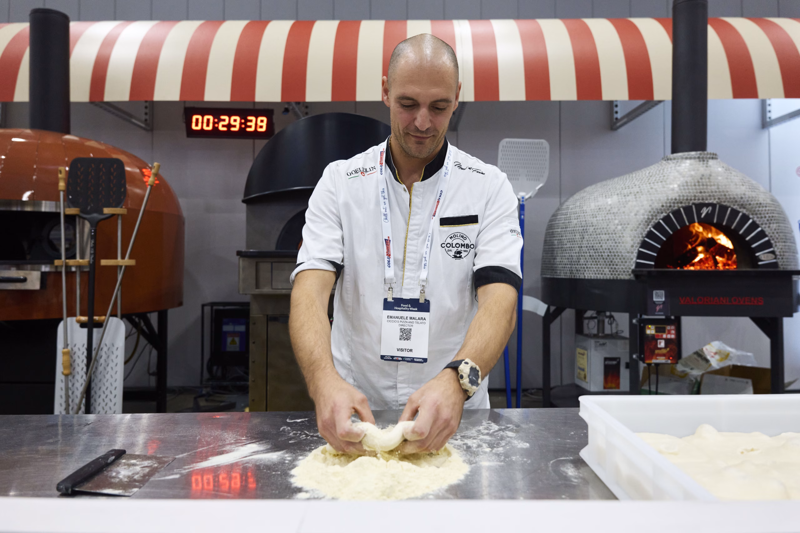 Emanuele Malara, Chef, Ciccio's Pizza & Gelato and winner of 'Australia's Best Pizza Award' at Food & Hospitality Week in May 2025.